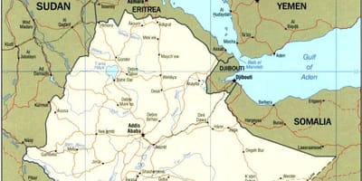 Geograafiline kaart, Etioopia