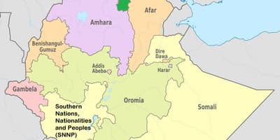 Etioopia tigray kaart